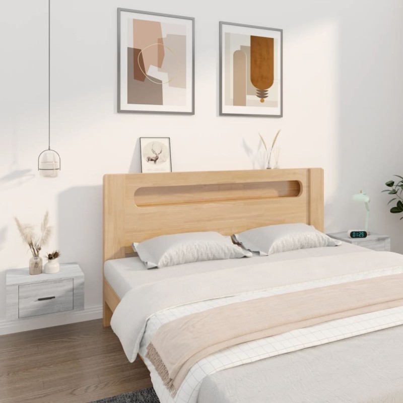Tables de chevet murales 2 pcs Sonoma gris 50x36x25 cm 634677634677
