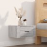 Tables de chevet murales 2 pcs Sonoma gris 50x36x25 cm 634677634677