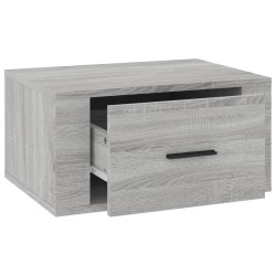 Tables de chevet murales 2 pcs Sonoma gris 50x36x25 cm 634677634677
