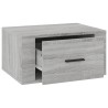 Tables de chevet murales 2 pcs Sonoma gris 50x36x25 cm 634677634677