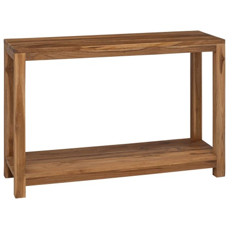 Table console Naturel 110 x 35 x 75 cm Bois de teck massif 634678634678
