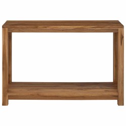 Table console Naturel 110 x 35 x 75 cm Bois de teck massif 634678634678