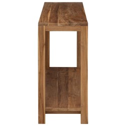 Table console Naturel 110 x 35 x 75 cm Bois de teck massif 634678634678