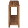 Table console Naturel 110 x 35 x 75 cm Bois de teck massif 634678634678