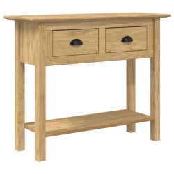 Table console avec tiroir BODO Marron miel 91 x 34.7 x 74 cm 634680634680