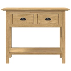 Table console avec tiroir BODO Marron miel 91 x 34.7 x 74 cm 634680634680
