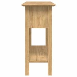 Table console avec tiroir BODO Marron miel 91 x 34.7 x 74 cm 634680634680