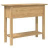 Table console avec tiroir BODO Marron miel 91 x 34.7 x 74 cm 634680634680