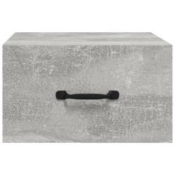 Tables de chevet murales 2 pcs Gris béton 35x35x20 cm 634682634682