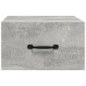 Tables de chevet murales 2 pcs Gris béton 35x35x20 cm 634682634682