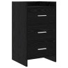 Tables de chevet Chêne noir 40 x 36 x 70 cm Bois d'ingénierie 634683634683