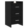 Tables de chevet Chêne noir 40 x 36 x 70 cm Bois d'ingénierie 634683634683