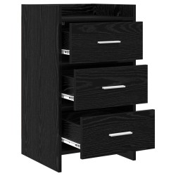 Tables de chevet Chêne noir 40 x 36 x 70 cm Bois d'ingénierie 634683634683