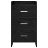 Tables de chevet Chêne noir 40 x 36 x 70 cm Bois d'ingénierie 634683634683