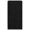 Tables de chevet Chêne noir 40 x 36 x 70 cm Bois d'ingénierie 634683634683