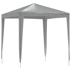 Tente de fête 200 x 200 x 240 cm Gris clair PE et acier 634685634685