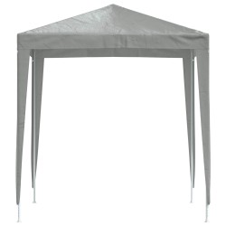 Tente de fête 200 x 200 x 240 cm Gris clair PE et acier 634685634685