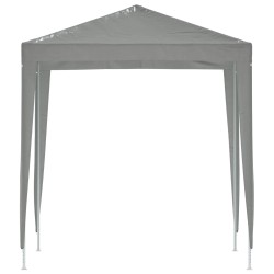 Tente de fête 200 x 200 x 240 cm Gris clair PE et acier 634685634685