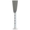 Tente de fête 200 x 200 x 240 cm Gris clair PE et acier 634685634685