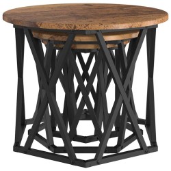 Table d'appoint empilable 3 pcs Bois Ancien 634690634690