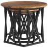 Table d'appoint empilable 3 pcs Bois Ancien 634690634690