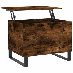 Table basse Chêne fumé 60x44,5x45 cm Bois d'ingénierie 634691634691