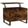 Table basse Chêne fumé 60x44,5x45 cm Bois d'ingénierie 634691634691