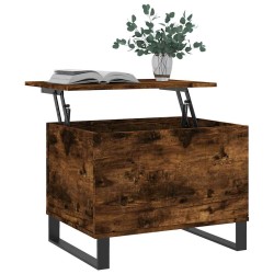 Table basse Chêne fumé 60x44,5x45 cm Bois d'ingénierie 634691634691