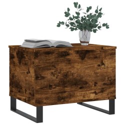 Table basse Chêne fumé 60x44,5x45 cm Bois d'ingénierie 634691634691