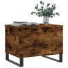 Table basse Chêne fumé 60x44,5x45 cm Bois d'ingénierie 634691634691