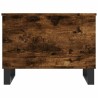 Table basse Chêne fumé 60x44,5x45 cm Bois d'ingénierie 634691634691
