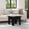 Table basse Chêne noir 55 x 55 x 42 cm Bois d'ingénierie 634692634692