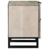 Table de chevet 2 pcs Blanc 40 x 33 x 46 cm Bois d'ingénierie 634695634695