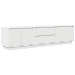 Meuble TV avec lumières LED blanc 193,5x41x50 cm 634698634698
