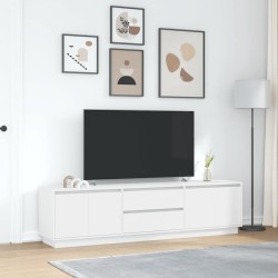 Meuble TV avec lumières LED blanc 193,5x41x50 cm 634698634698