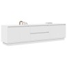 Meuble TV avec lumières LED blanc 193,5x41x50 cm 634698634698