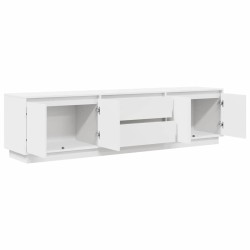 Meuble TV avec lumières LED blanc 193,5x41x50 cm 634698634698