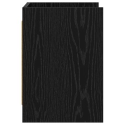 Meuble TV 60 x 33 x 47 cm Chêne noir Bois d'ingénierie 634701634701