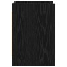 Meuble TV 60 x 33 x 47 cm Chêne noir Bois d'ingénierie 634701634701