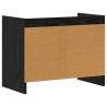 Meuble TV 60 x 33 x 47 cm Chêne noir Bois d'ingénierie 634701634701