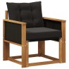 Sofa de milieu extérieur Bois d'Acacia Massif Naturel 634702634702
