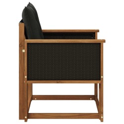 Sofa de milieu extérieur Bois d'Acacia Massif Naturel 634702634702