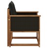 Sofa de milieu extérieur Bois d'Acacia Massif Naturel 634702634702
