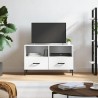 Meuble TV Blanc 80x36x50 cm Bois d'ingénierie 634704634704