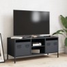 Meuble TV anthracite 101,5x39x43,5 cm acier laminé à froid 634705634705