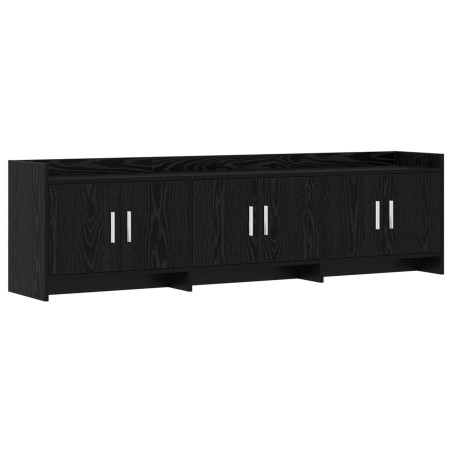 Meuble TV 168 x 33 x 47 cm Chêne noir Bois d'ingénierie 634706634706