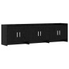 Meuble TV 168 x 33 x 47 cm Chêne noir Bois d'ingénierie 634706634706