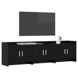 Meuble TV 168 x 33 x 47 cm Chêne noir Bois d'ingénierie 634706634706
