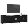 Meuble TV 168 x 33 x 47 cm Chêne noir Bois d'ingénierie 634706634706