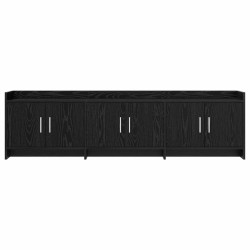 Meuble TV 168 x 33 x 47 cm Chêne noir Bois d'ingénierie 634706634706